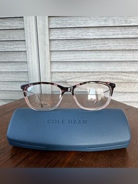 Cole Haan RX Blush Tortoiseshell Gradient Eyeglasses